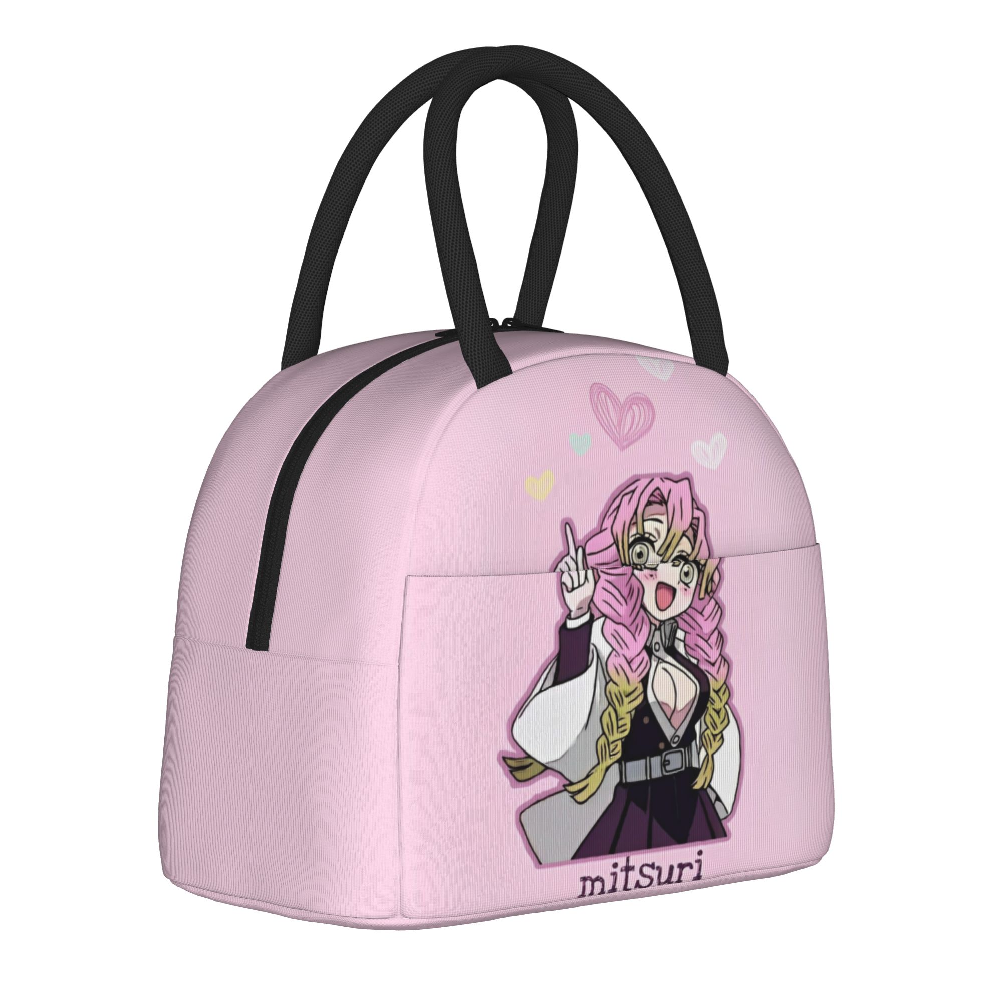 Tote Bag Sublimation - Love Hashira Mitsuri Kanroji Isolierte Lunchtaschen,