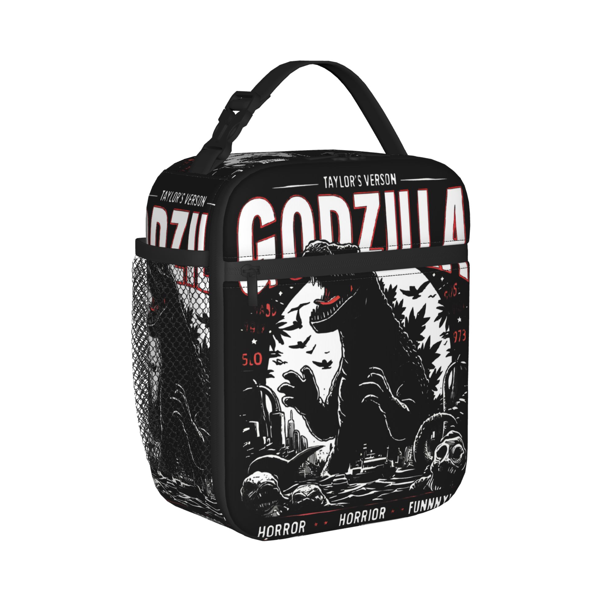 Tote Bag Sublimation - Godzillaed Anime Isolierte Lunchtaschen, Thermotasche, wiederverwendbar,