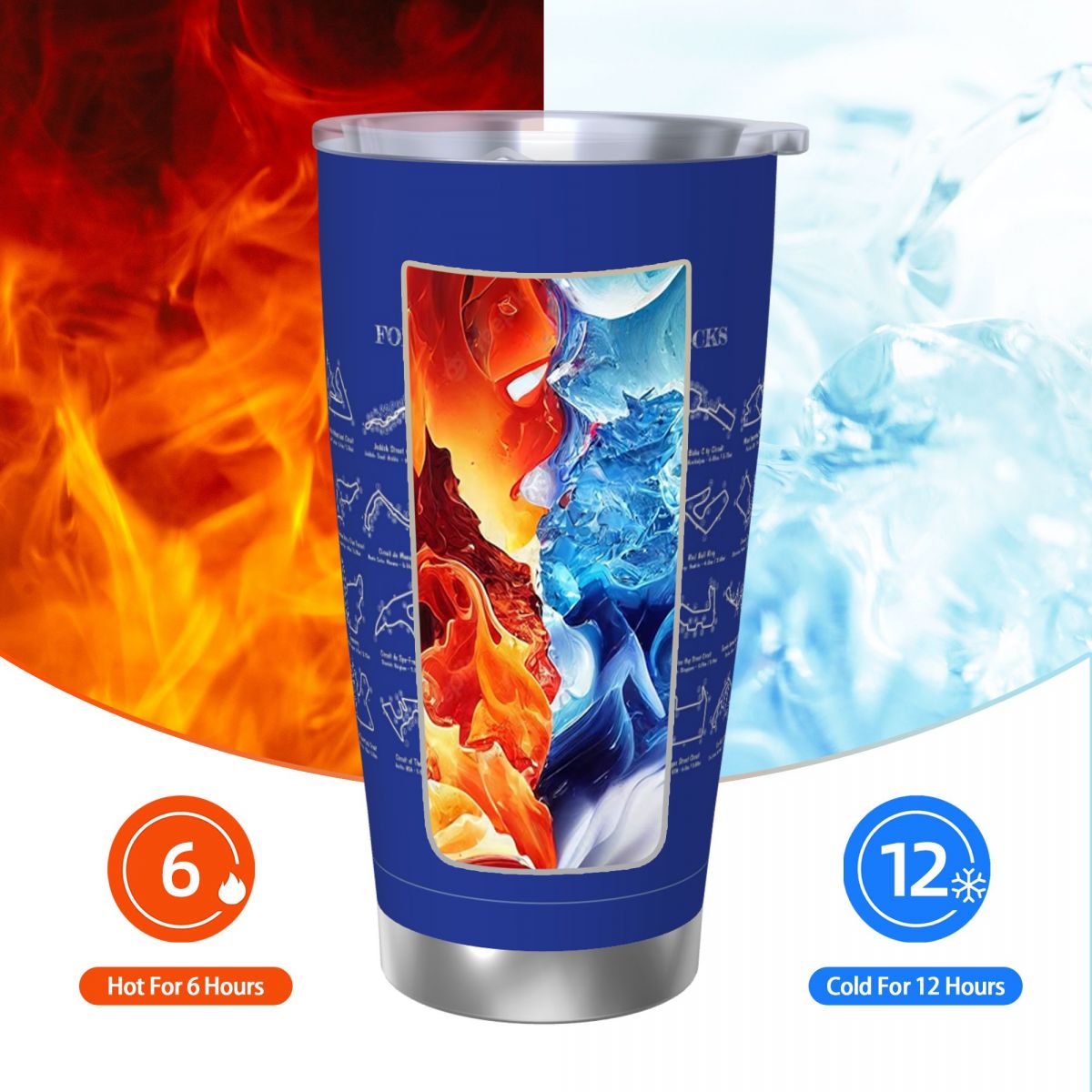 F1-Rennstrecken (weiße Schablo – Tumbler 20Oz White Bewertung und Preis